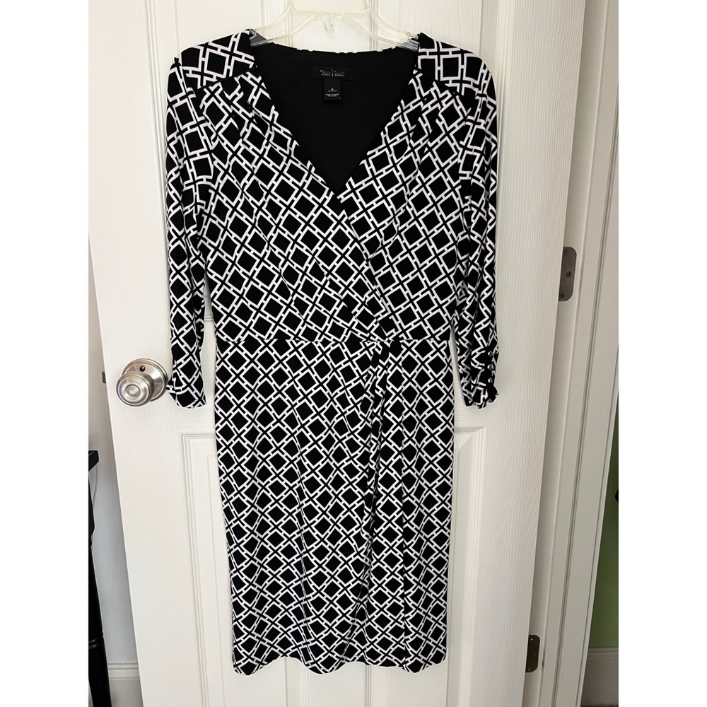 White House Black Market Faux Wrap Dress